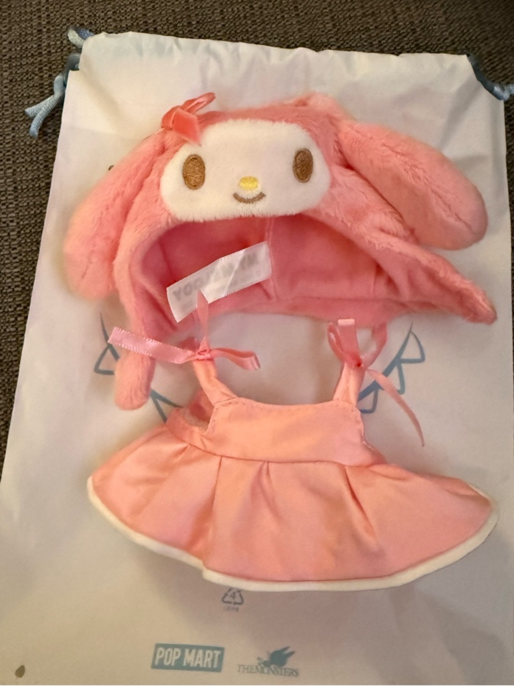 Pop Mart Sanrio Labubu My Melody Clothes Only